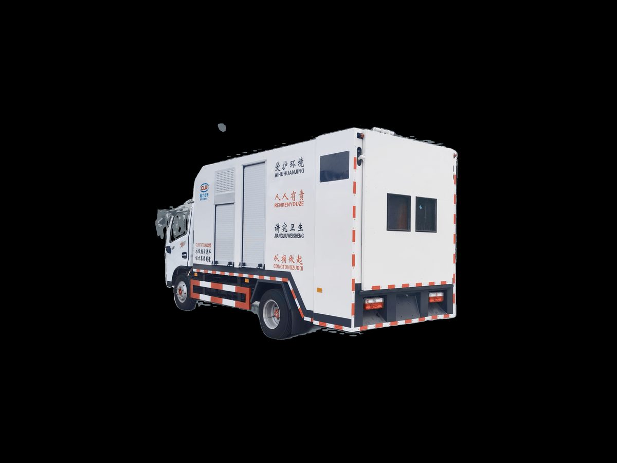 程力挂桶式垃圾车 CLW5160ZZZD6 实拍图四