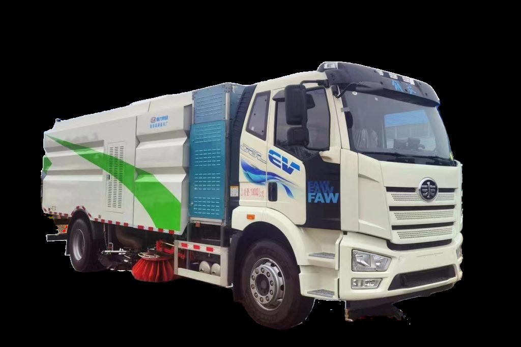 程力纯电动洗扫车 CLW5180TXSBEV 实拍图三