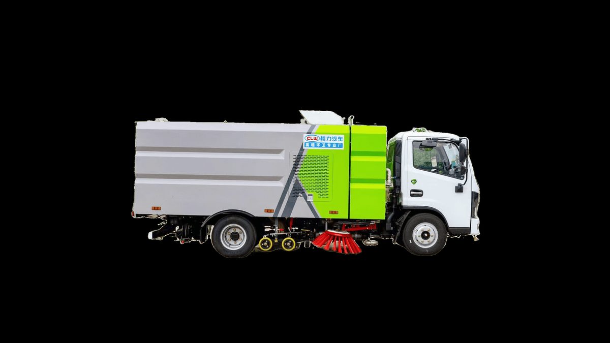 程力纯吸式扫路车 CLW5161TXSD6 实拍图一